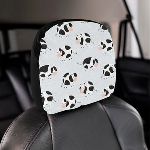 Cute cows pattern Car Headrest Cover