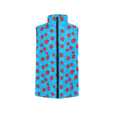 Ladybug Pattern Print Design 02 Men's Padded Vest