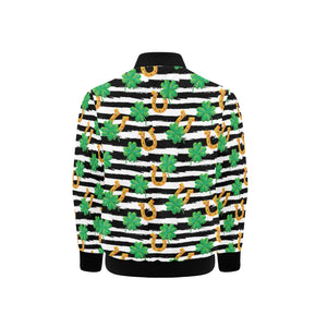 Horseshoes Pattern Print Design 01 Kids' Boys' Girls' Bomber Jacket