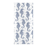 Seahorse pattern background Beach Towel