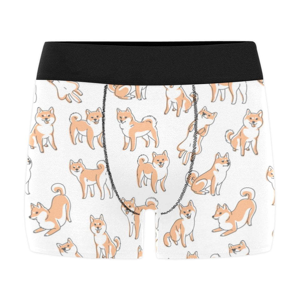 shiba inu dog pattern Men's All Over Print Boxer Briefs Men's Underwear