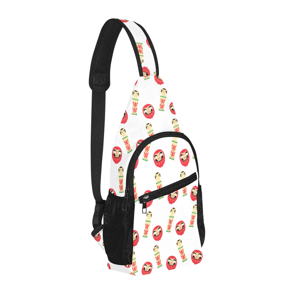 Daruma japanese wooden doll All Over Print Chest Bag
