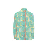 Giraffe Pattern Print Design 01 Women's Long Sleeve Polo Shirt