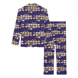 Beautiful japanese fan pattern Women's Long Pajama Set