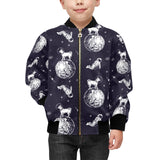 Chihuahua space helmet. astronaut pattern Kids' Boys' Girls' Bomber Jacket