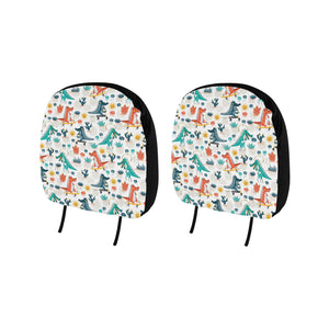 Cute Crocodile Pattern Car Headrest Cover