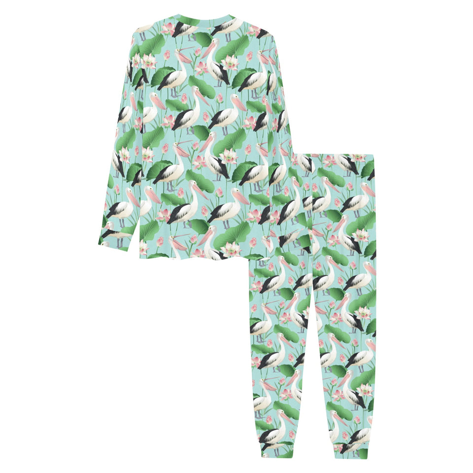 Pelican Pattern Print Design 01 Men's All Over Print Pajama