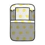 hand drawn sun pattern Car Seat Back Organizer