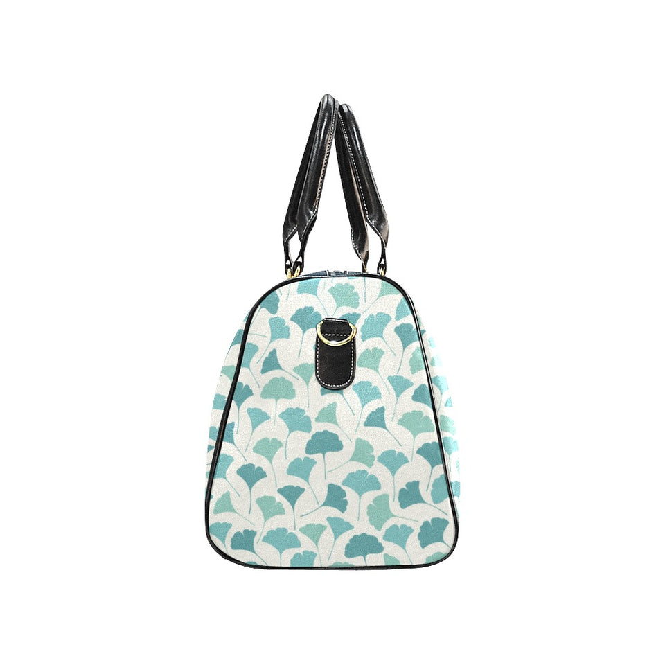 Green ginkgo leaves pattern Travel Bag