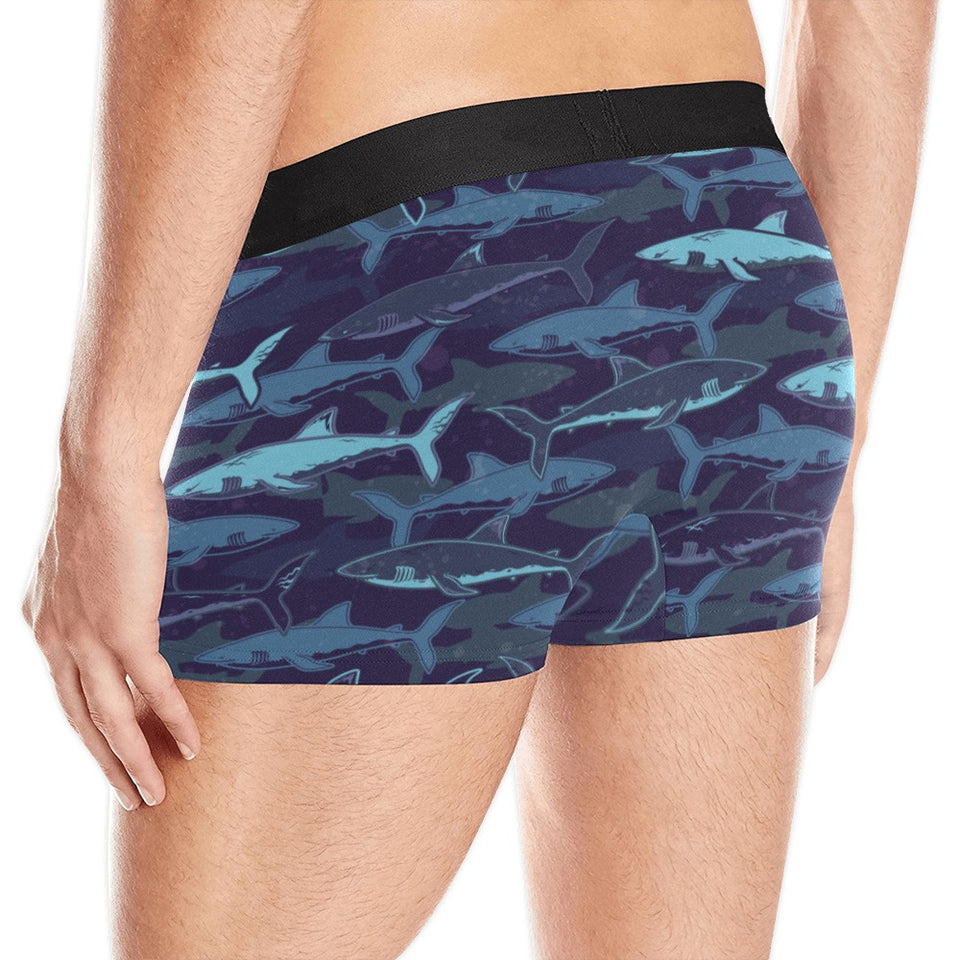 Shark pattern Men's All Over Print Boxer Briefs Men's Underwear