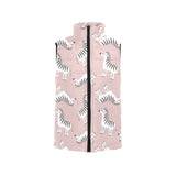 Cute zebra pattern Women's Padded Vest