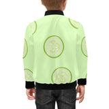 Cucumber pattern Kids' Boys' Girls' Bomber Jacket