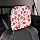 watercolor hand drawn beautiful strawberry pattern Car Headrest Cover