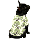 Bonsai pattern All Over Print Pet Dog Round Neck Fuzzy Shirt