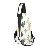 Cute cactus pattern All Over Print Chest Bag