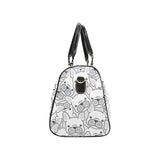 Cute french bulldog head pattern Travel Bag