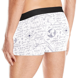 Math Pattern Print Design 03 Men's All Over Print Boxer Briefs Men's Underwear