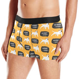 Bull Terrier Pattern Print Design 03 Men's All Over Print Boxer Briefs Men's Underwear