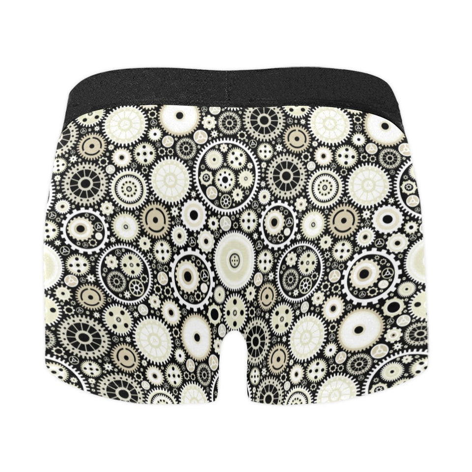 Gear Pattern Print Design 02 Men's All Over Print Boxer Briefs Men's Underwear