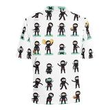 Cute ninja katana sword pattern Men's All Over Print Polo Shirt