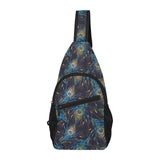 Beautiful peacock feather pattern All Over Print Chest Bag