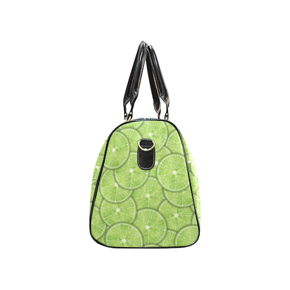 Slices of Lime pattern Travel Bag
