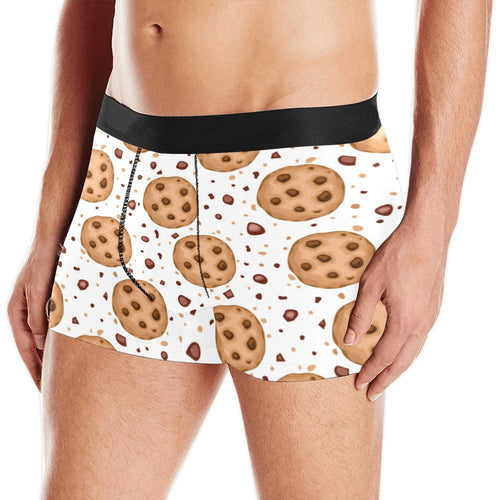 chocolate chip cookie pattern Men's All Over Print Boxer Briefs Men's Underwear