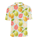 Guava design pattern Men's All Over Print Polo Shirt
