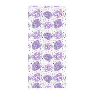 Hedgehog Pattern Print Design 05 Beach Towel