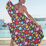 Tea pots Pattern Print Design 01 Beach Towel