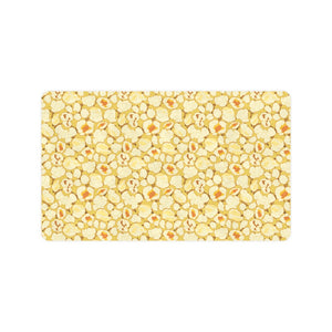 Popcorn Pattern Print Design 04 Doormat