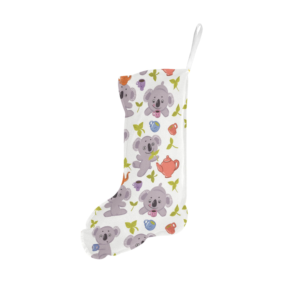 Cute koalas teapots tea Christmas Stocking