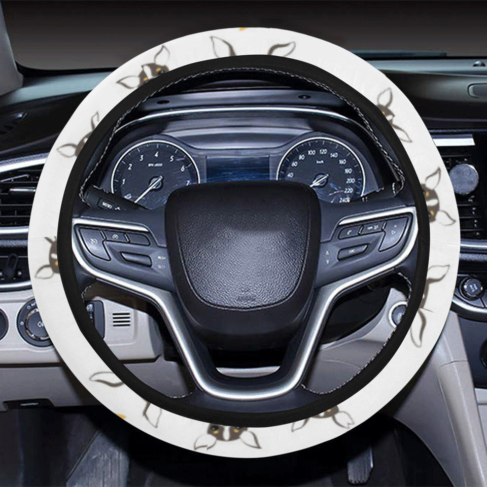 Chihuahua dog pattern Car Steering Wheel Cover