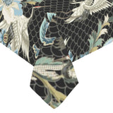 Japanese crane ornament elements Tablecloth