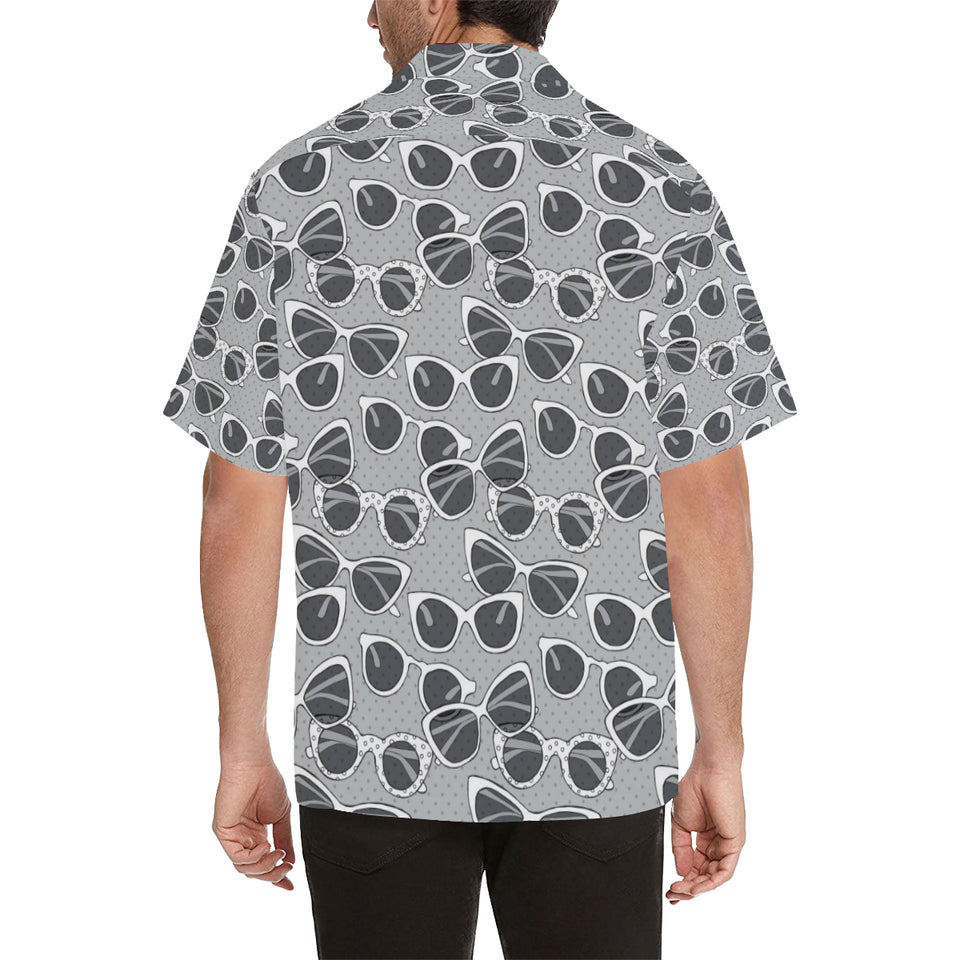 Sun Glasses Pattern Print Design 04 Men's All Over Print Hawaiian Shirt (Model T58)