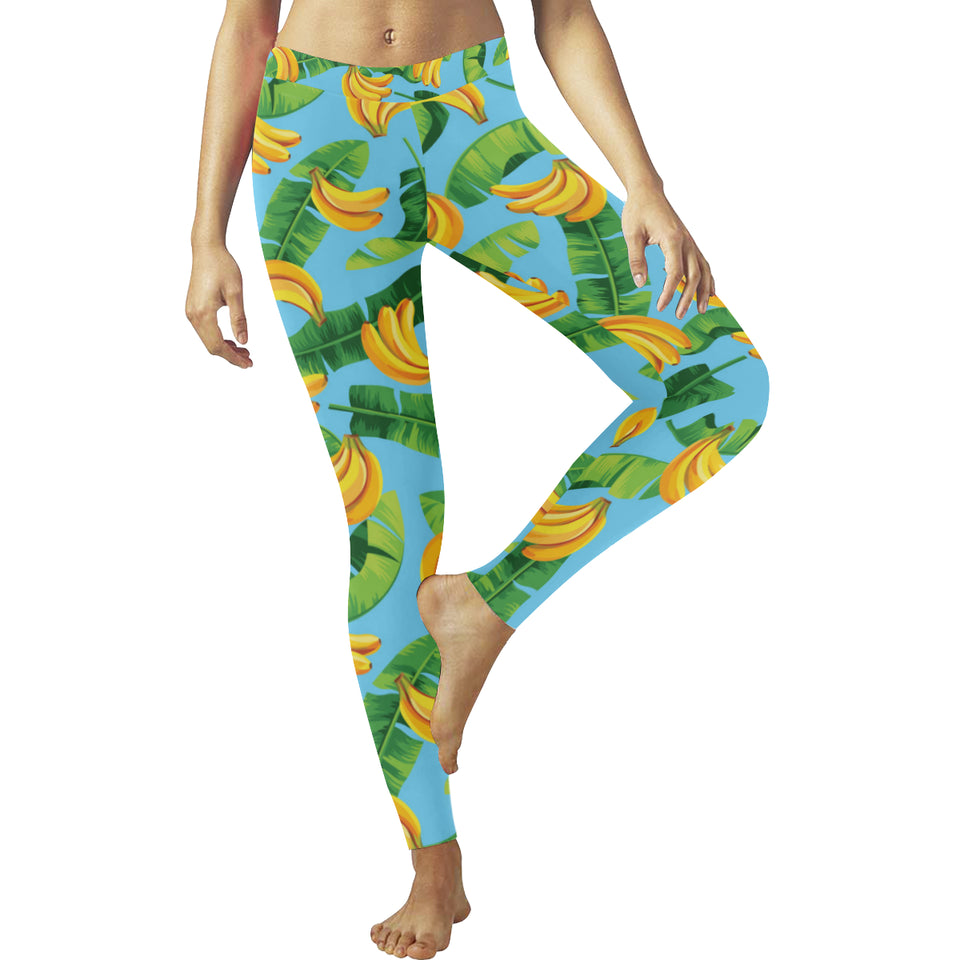 banana leaves banana design pattern Women's Legging Fulfilled In US