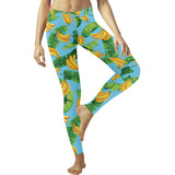 banana leaves banana design pattern Women's Legging Fulfilled In US