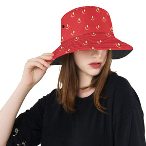strawberry texture skin pattern Unisex Bucket Hat