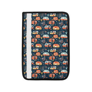 Camper Van Pattern Print Design 05 Car Seat Belt Cover