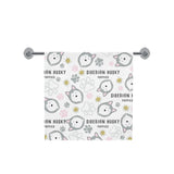 Siberian Husky design pattern Bath Towel