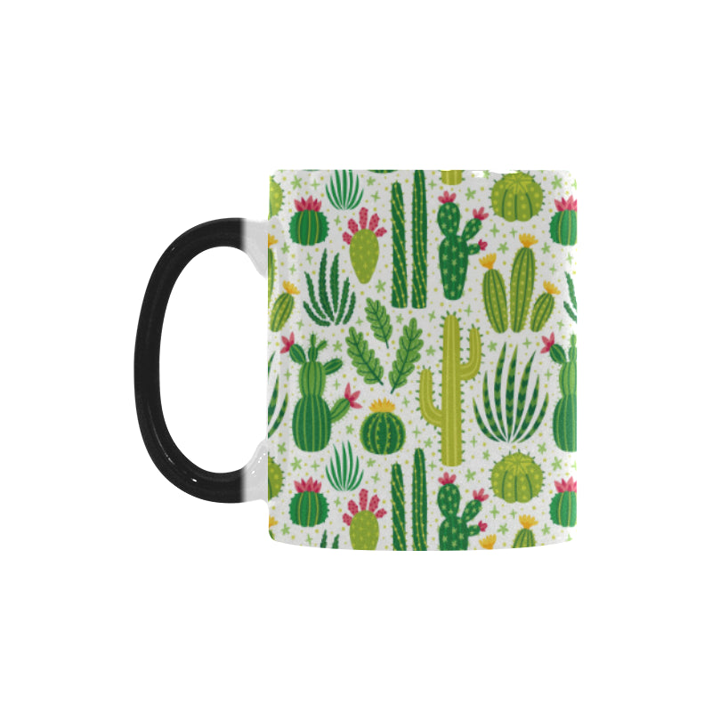 Cactus pattern copy Morphing Mug Heat Changing Mug