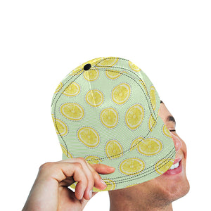 slice of lemon pattern All Over Print Snapback Cap