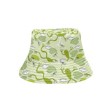 Cute frog dragonfly pattern Unisex Bucket Hat