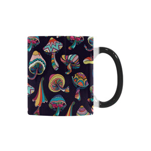 Colorful mushroom pattern Morphing Mug Heat Changing Mug