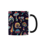 Colorful mushroom pattern Morphing Mug Heat Changing Mug