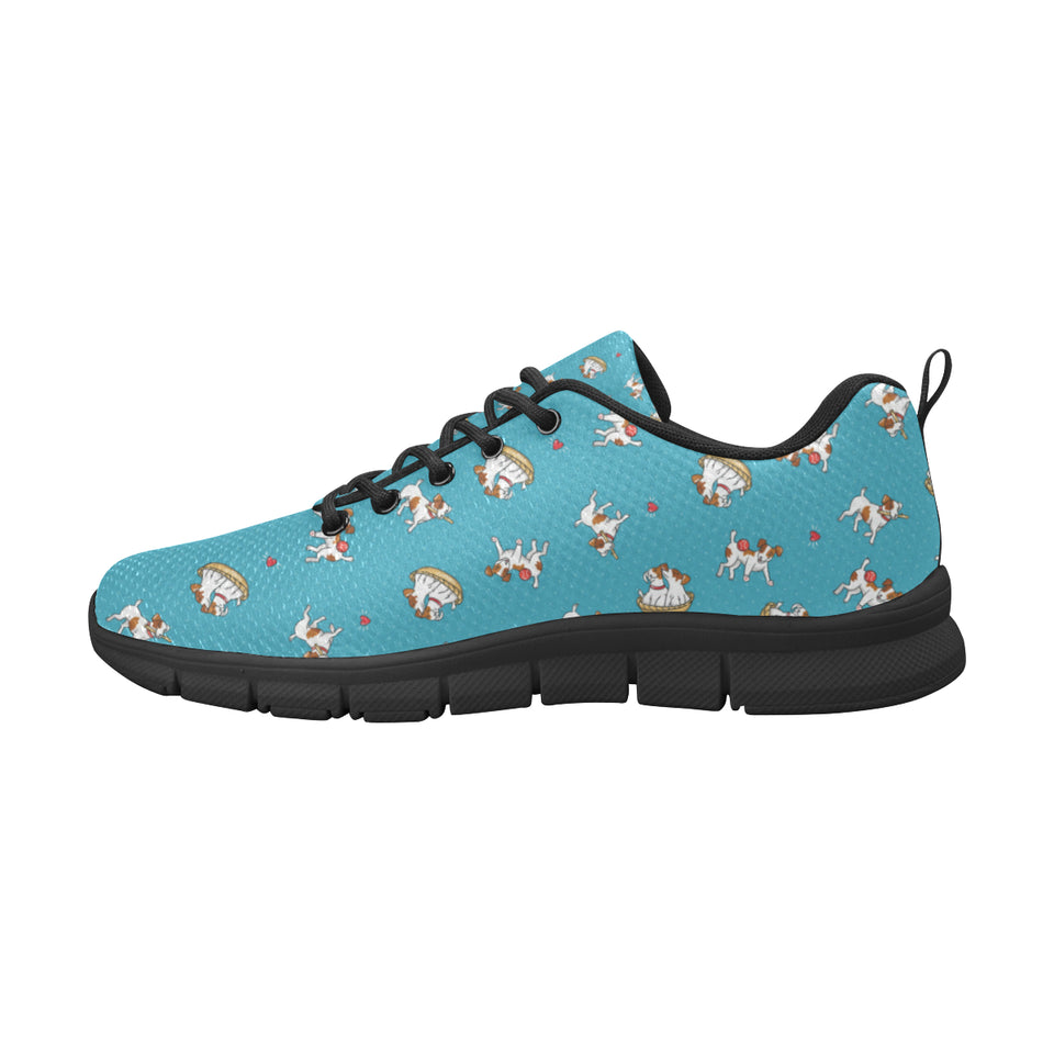 Jack Russel Pattern Print Design 03 Women's Sneaker Shoes