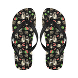 Raccoon watermelon pattern Unisex Flip Flops