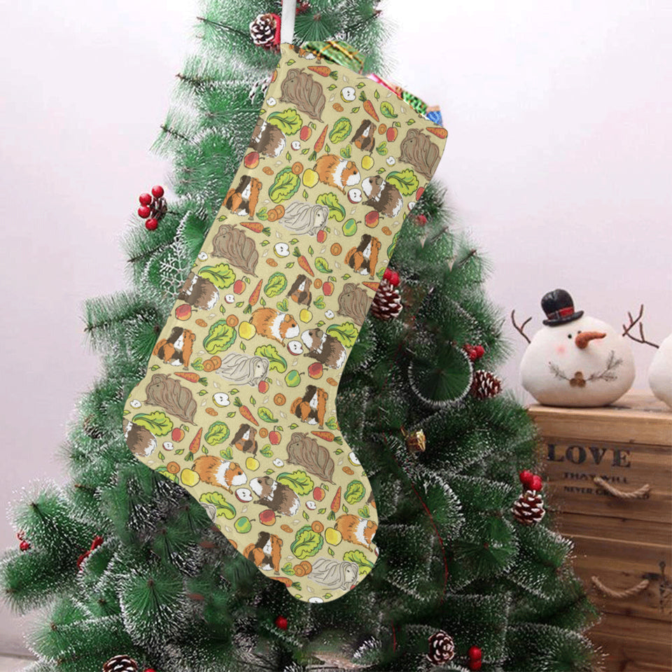Guinea Pig Pattern Print Design 04 Christmas Stocking