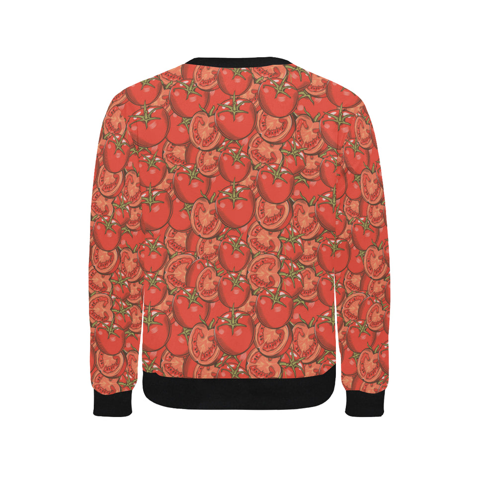 Red Tomato Pattern Men's Crew Neck Sweatshirt