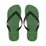 Crocodile Skin Printed Unisex Flip Flops